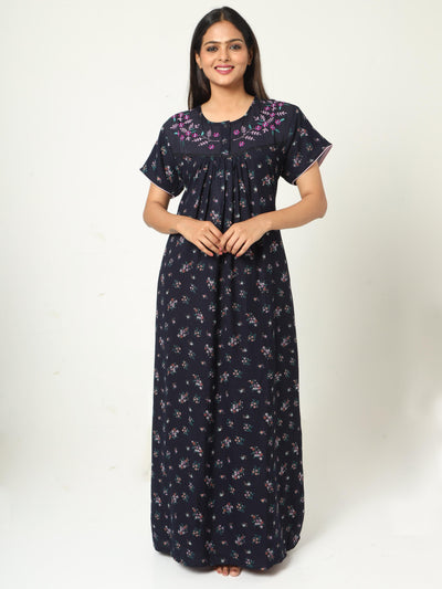 Alpine Designer Nighty Navy Blue