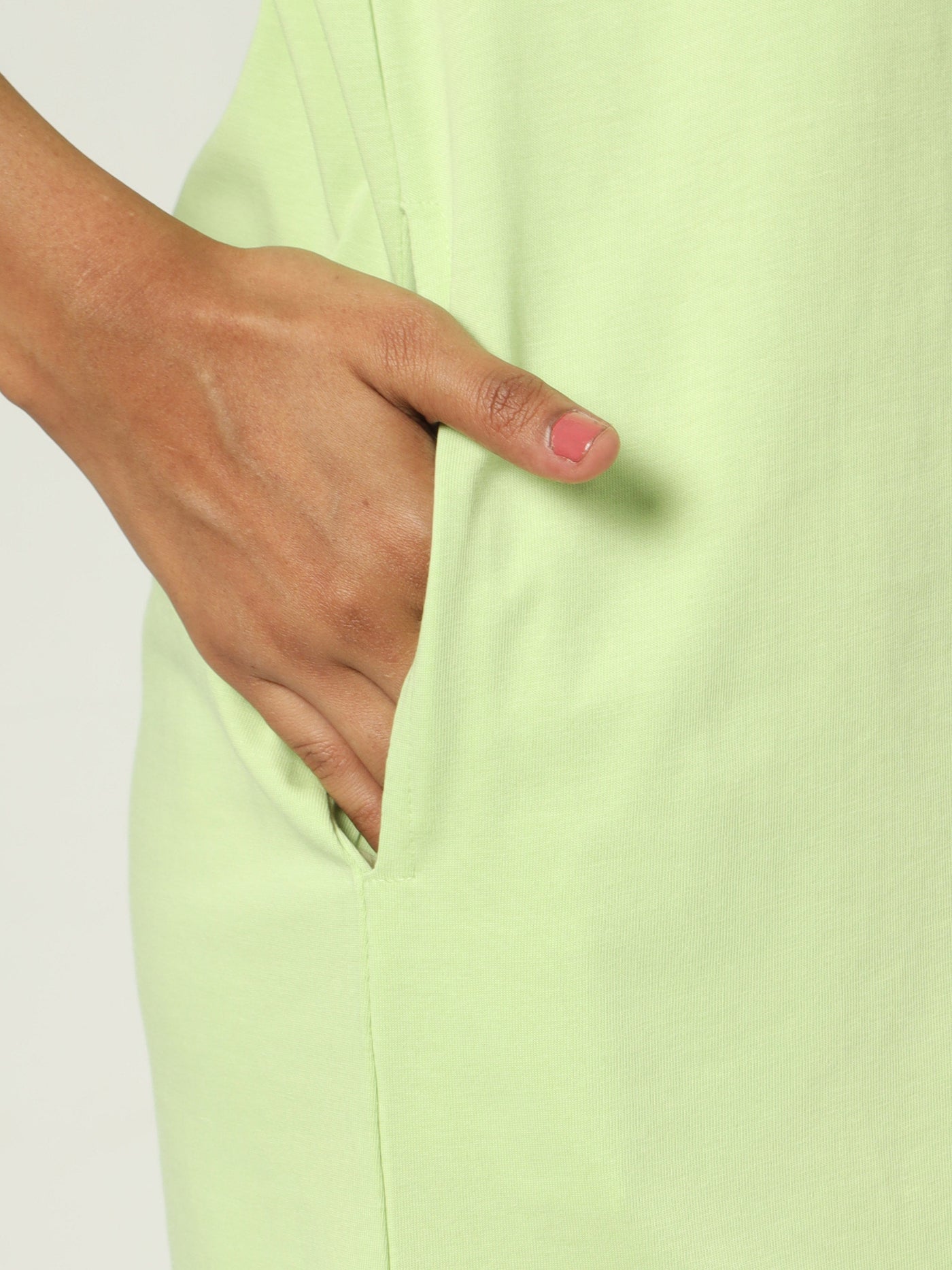 Hosiery Cotton Short Nighty Mint Green