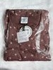 Cute Bow Print Maternity Nighty in Mauve Hosiery Cotton