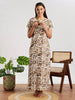 Mehendi Green Batik Cotton Nighty for Women