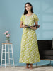 Traditional Mehndi Green Nighty for Women – Ethnic Elegance Redefined