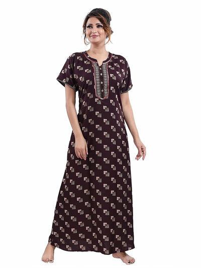 Alpine Designer Nighty | Dark Brown