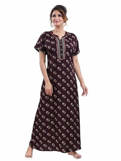Alpine Designer Nighty | Dark Brown