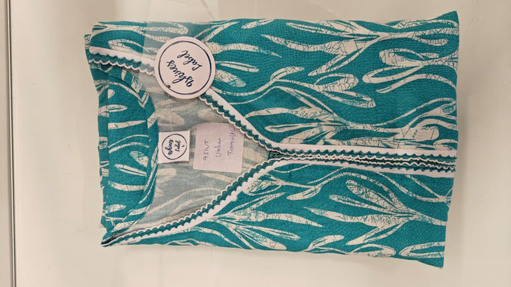 Turquoise Floral Alpine Nighty for Women Summer A Line