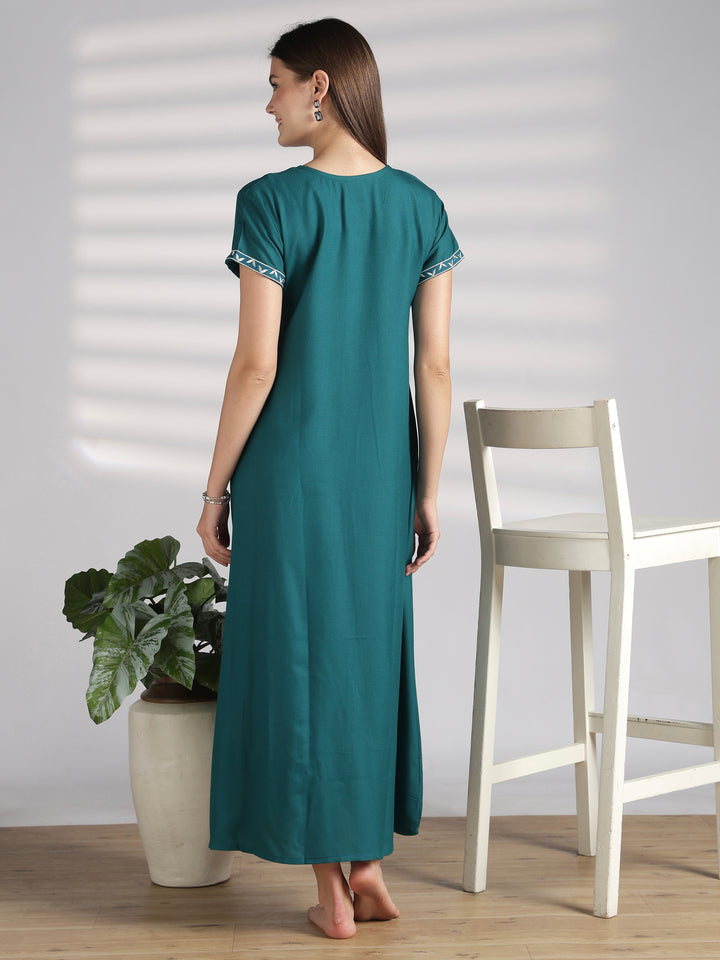 Alpine nighty for women with relaxed A line silhouette