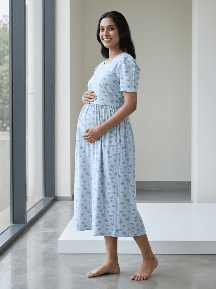 Bluebell daisy maternity nighty dress for women online