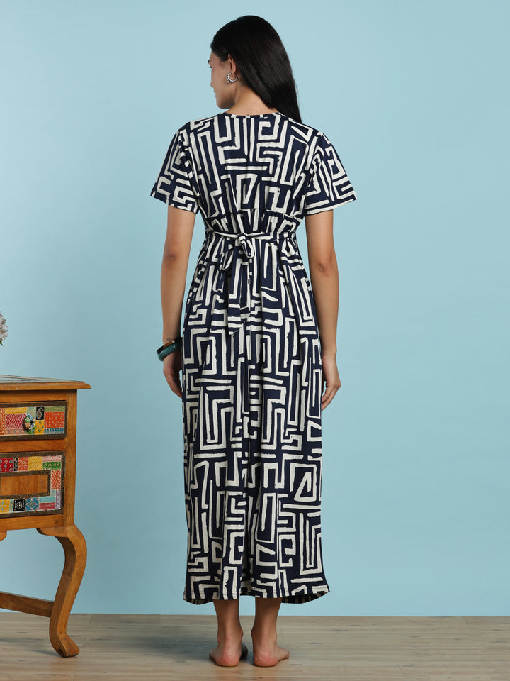 Comfortable nighty for women for maternity and daily ease