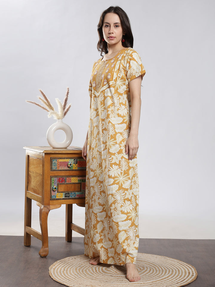 floral premium pure cotton sleepwear for women worldwide