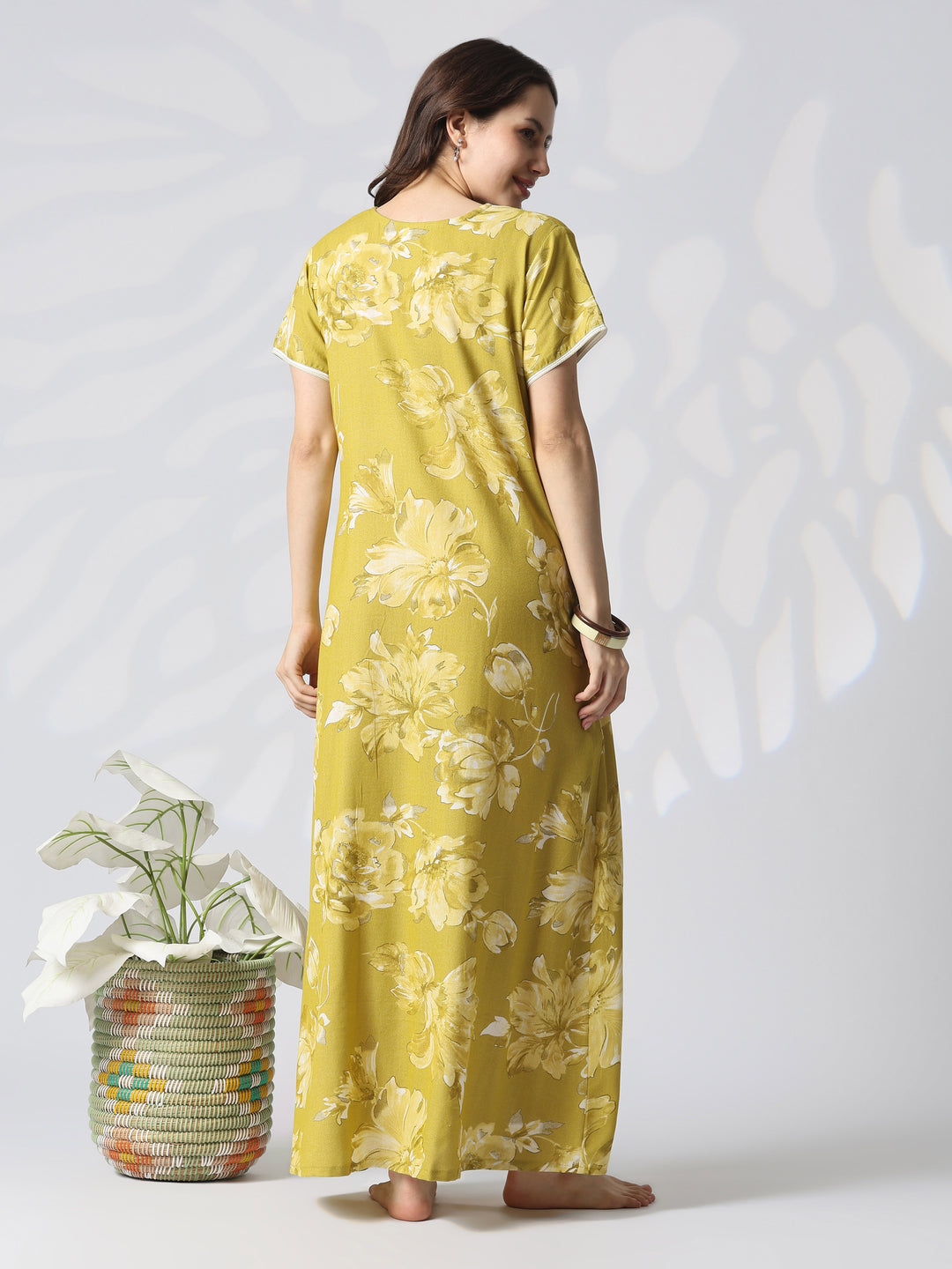 Floral alpine designer nighty dress for women online