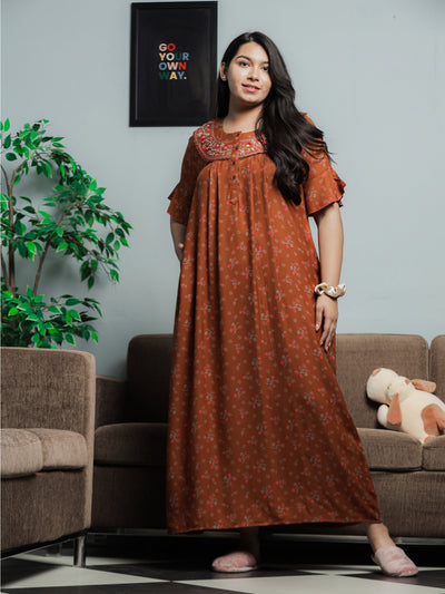 Alpine Designer Maxi Gold Nighty