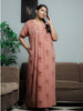 Cotton Blend Designer Maxi Coral Nighty