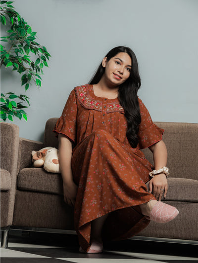Alpine Designer Maxi Gold Nighty