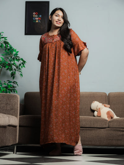Alpine Designer Maxi Gold Nighty