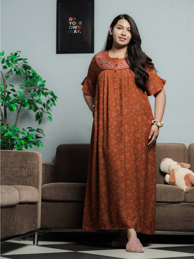 Alpine Designer Maxi Gold Nighty
