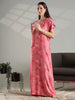 Peach Floral Alpine Nighty for Women Lightweight A Line Fit