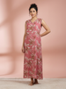 Alpine Blush Pink Sleeveless A Line Nighty for Women