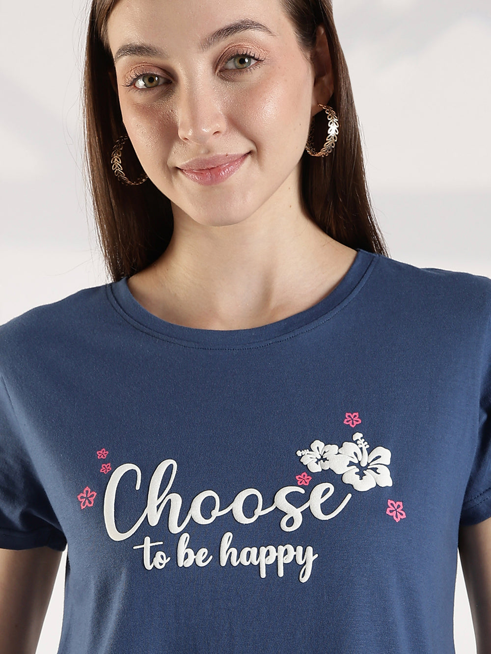 Denim blue best short nighty for women in india online