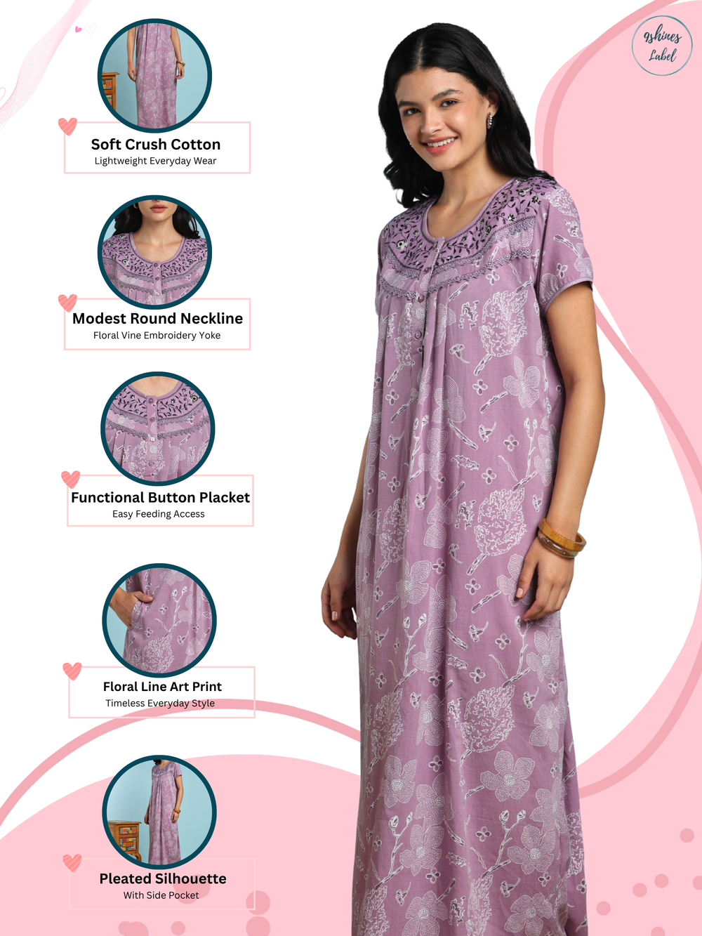 Nighties for women for everyday home comfort and ease