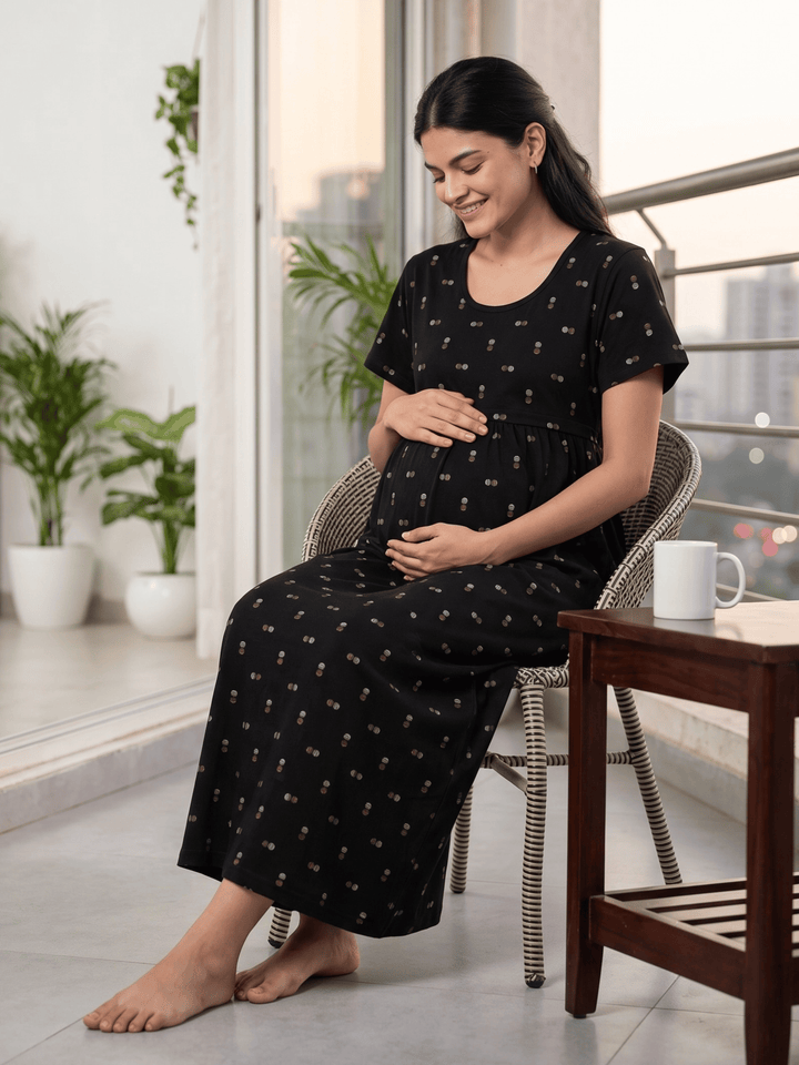 Soft hosiery cotton feeding nighty for women online