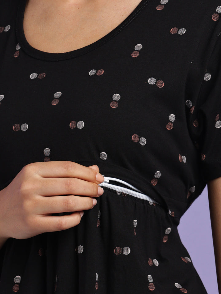 Soft hosiery cotton feeding nighty for women online