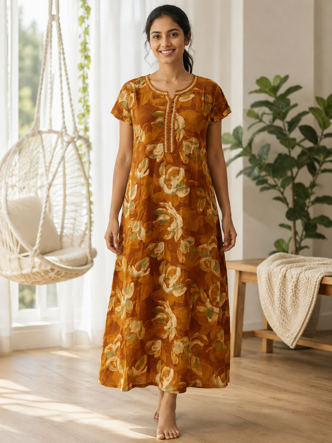 Premium Sleepwear for Women in Soft Floral Prints