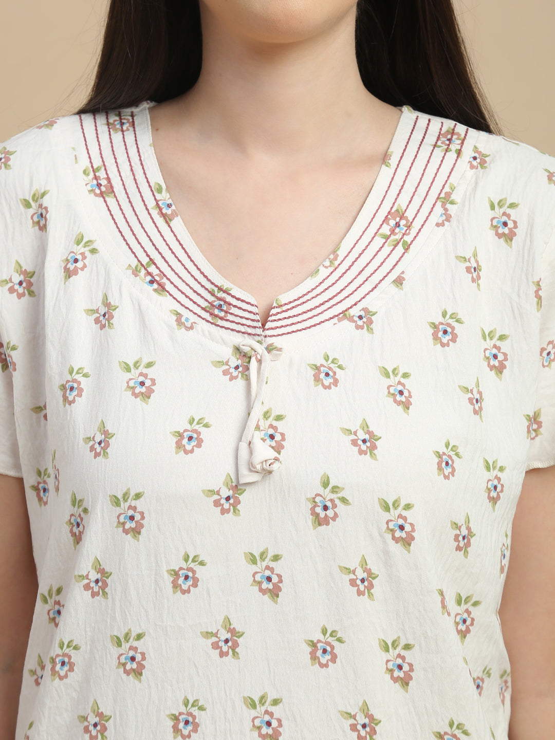 Trendy women long nighties in soft bamboo fabric online