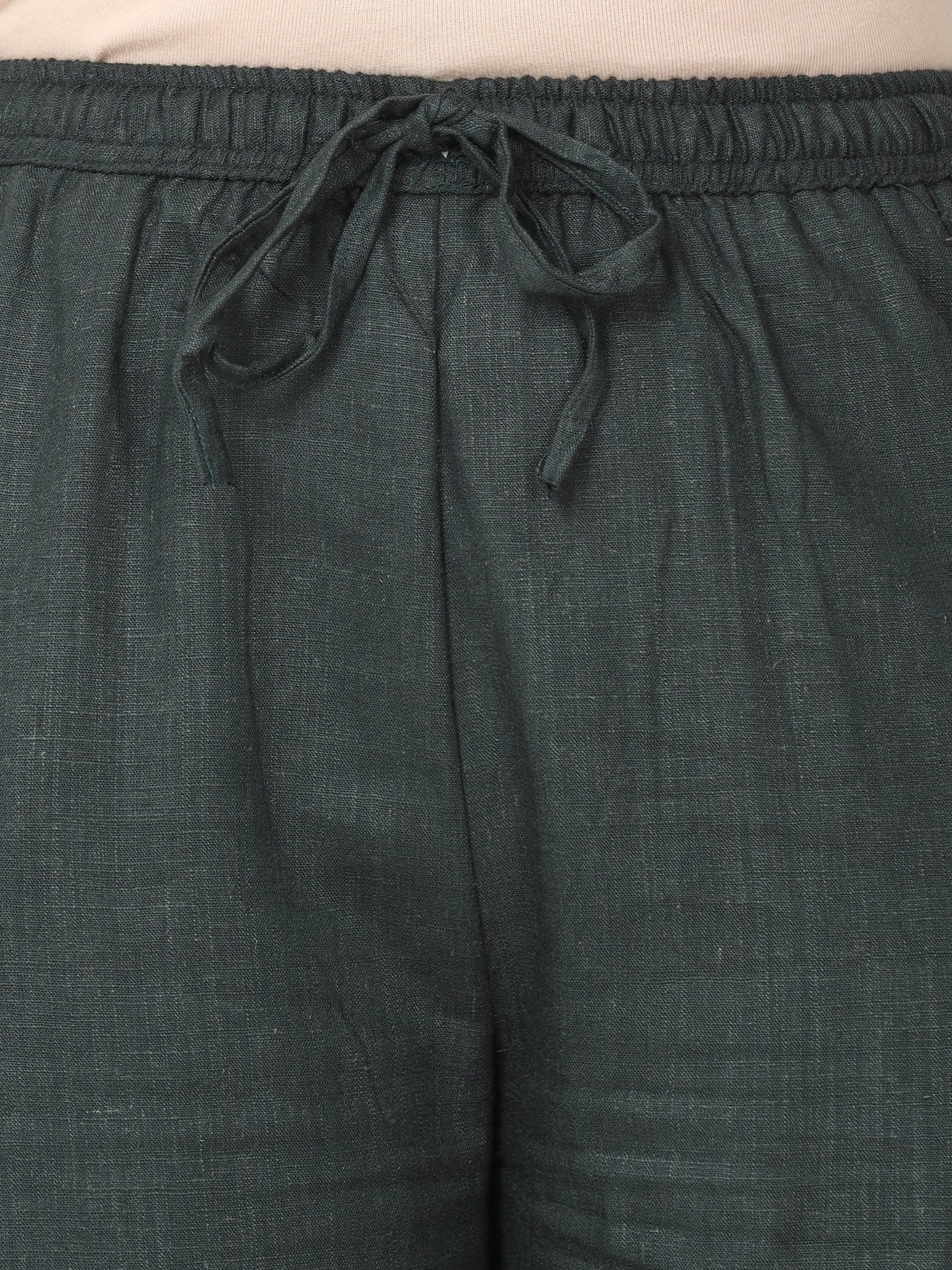Linen Slub Co-ord Sets Green