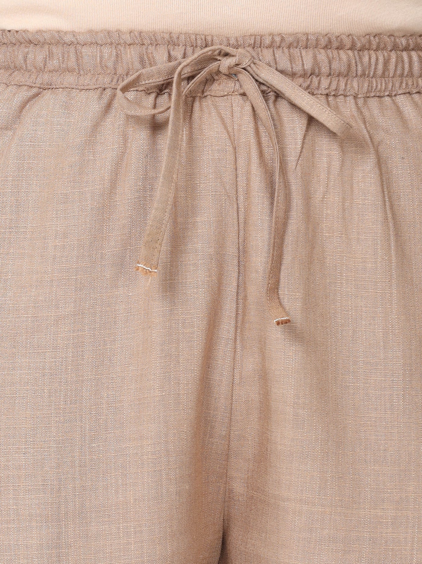 Linen Slub Co-ord Sets Brown