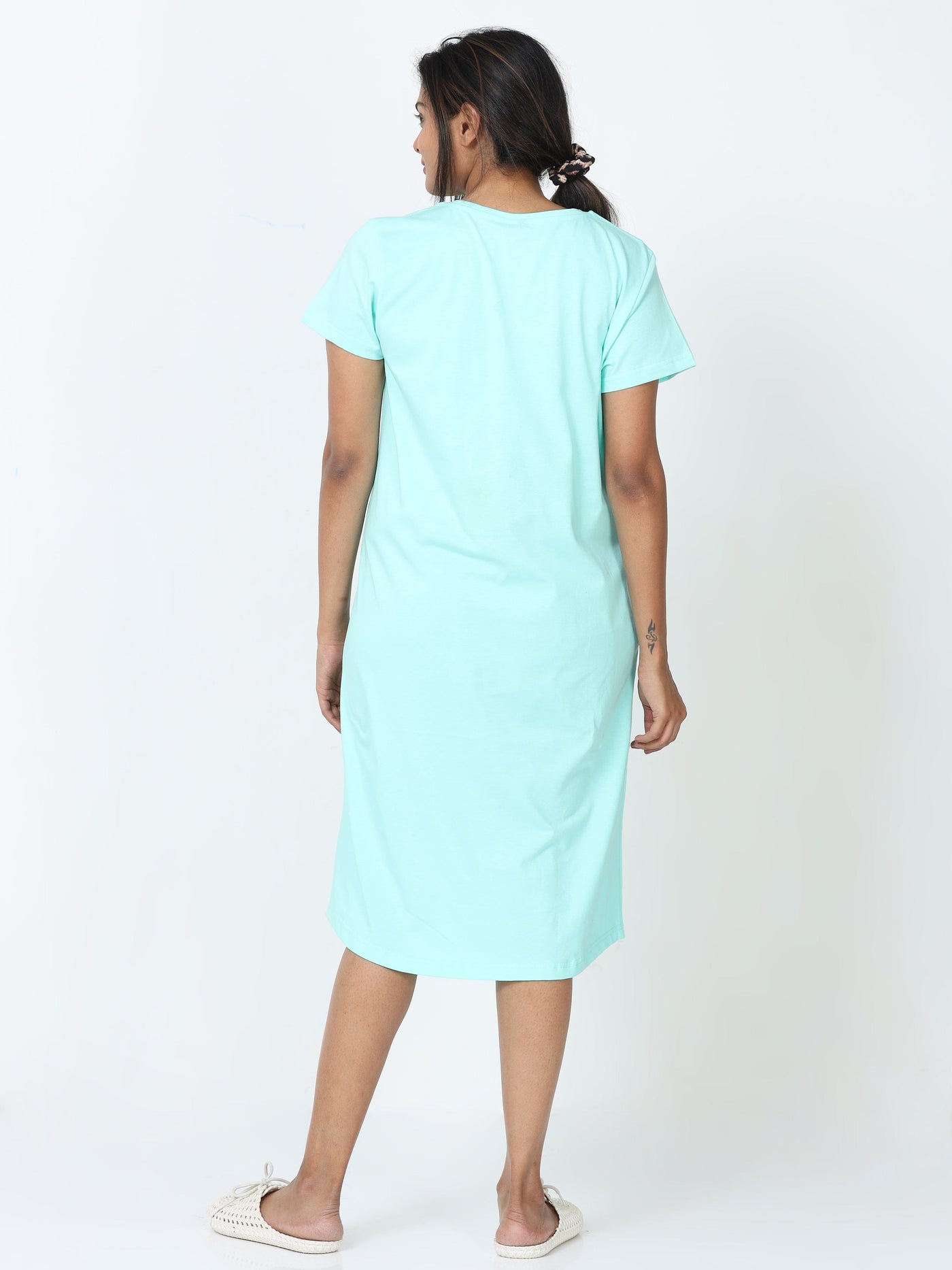 Hosiery Cotton Short Nighty Cayon