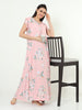 Rayon Designer Nighty | Baby Pink