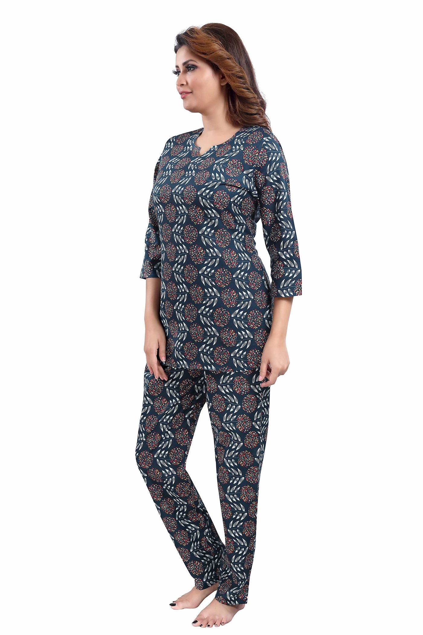 Pure Cotton Co-ord Sets Midnight Blue