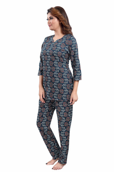 Pure Cotton Co-ord Sets Midnight Blue