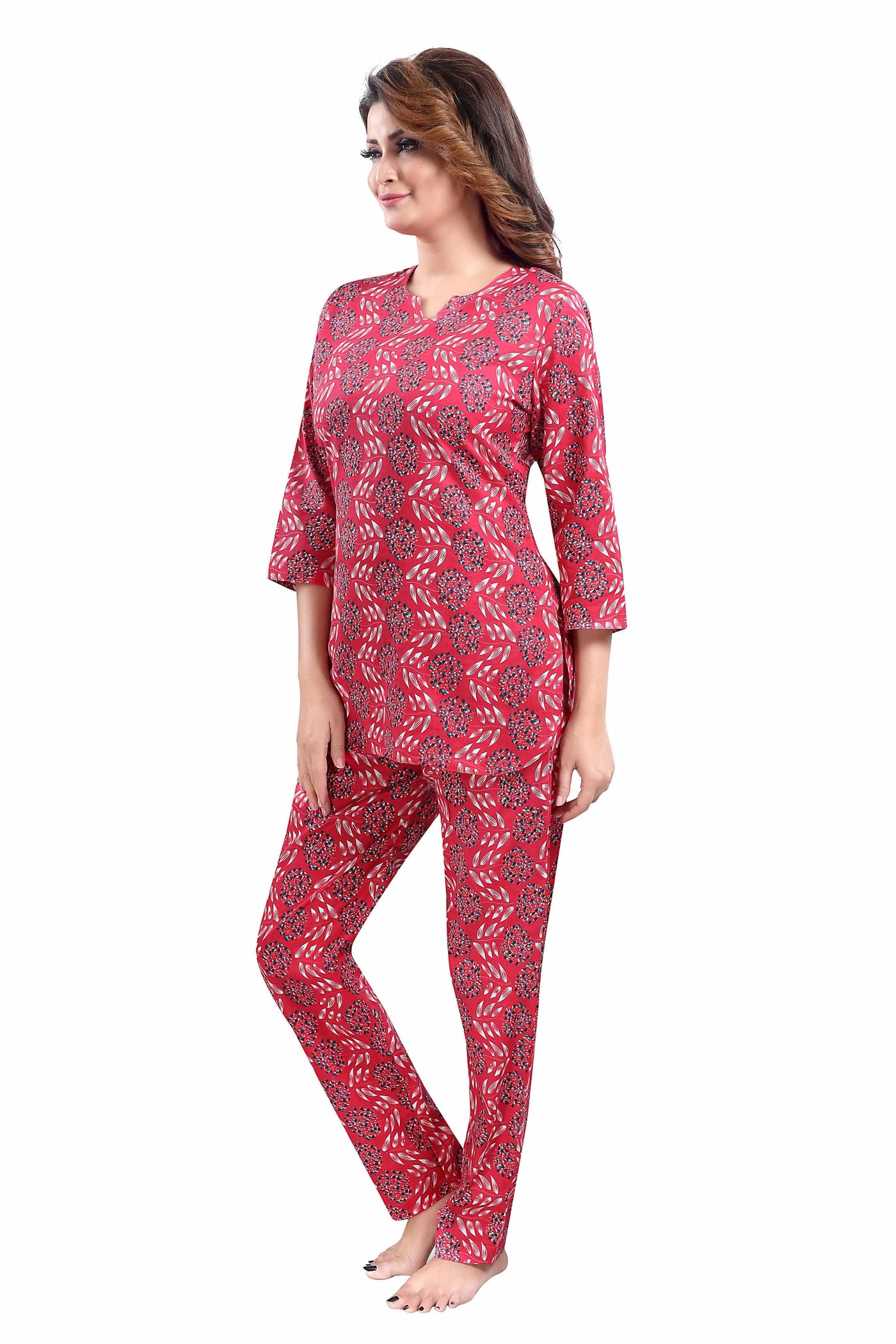 Pure Cotton Co-ord Sets Ruby