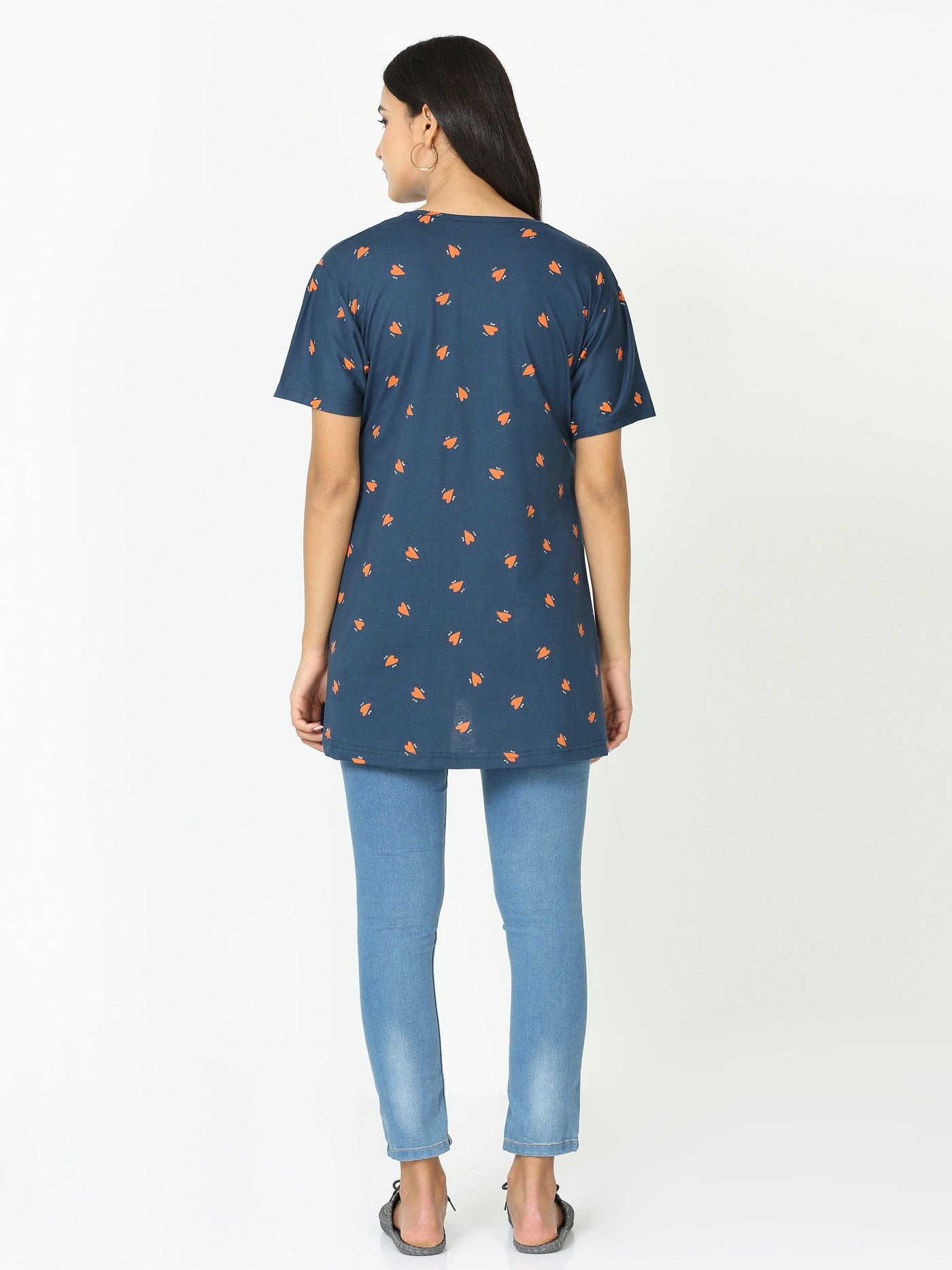 Bottle Green Hosiery Cotton Maternity Feeding Top