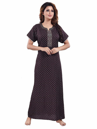 Coffee Alpine Designer Nighty