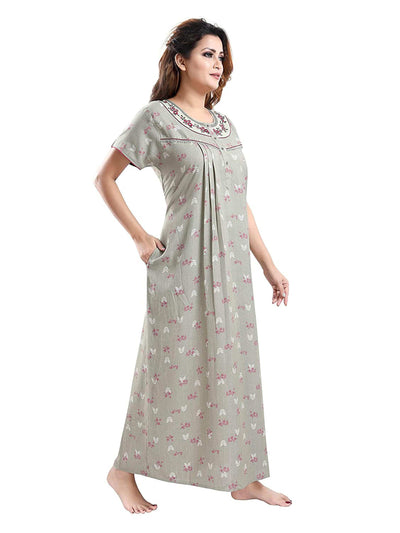 Light Green Alpine Designer Nighty 