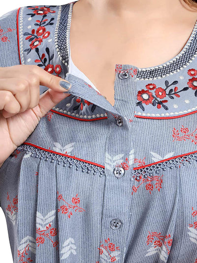 Light Blue Alpine Designer Nighty 