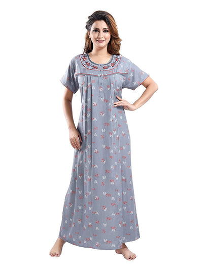 Light Blue Alpine Designer Nighty 
