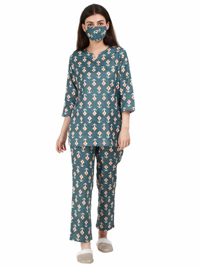 Pure Cotton Co-ord Sets Grey