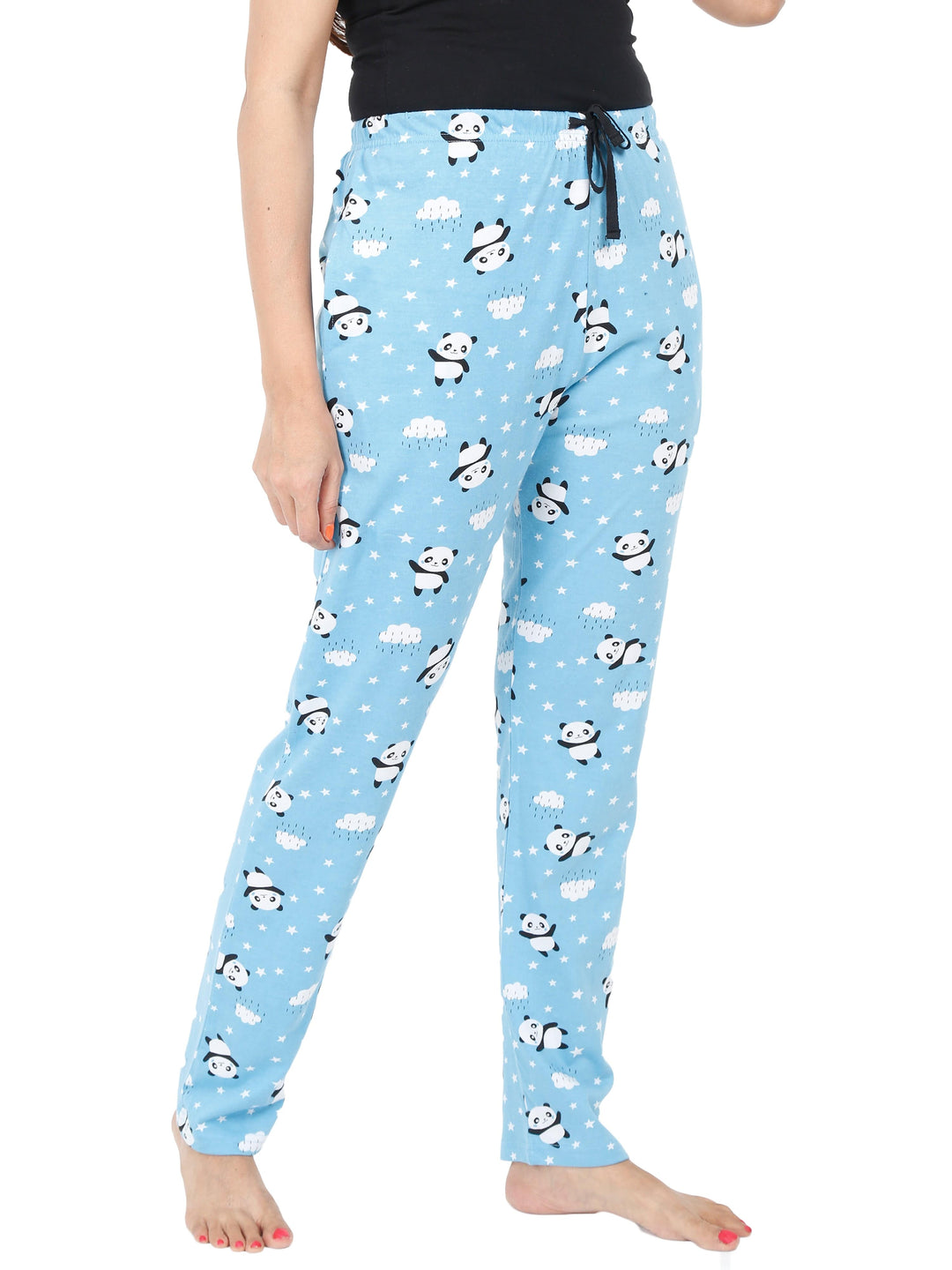  Pyjama  Hosiery Cotton Pyjama | Blue Pyjama pants- 9shines label 