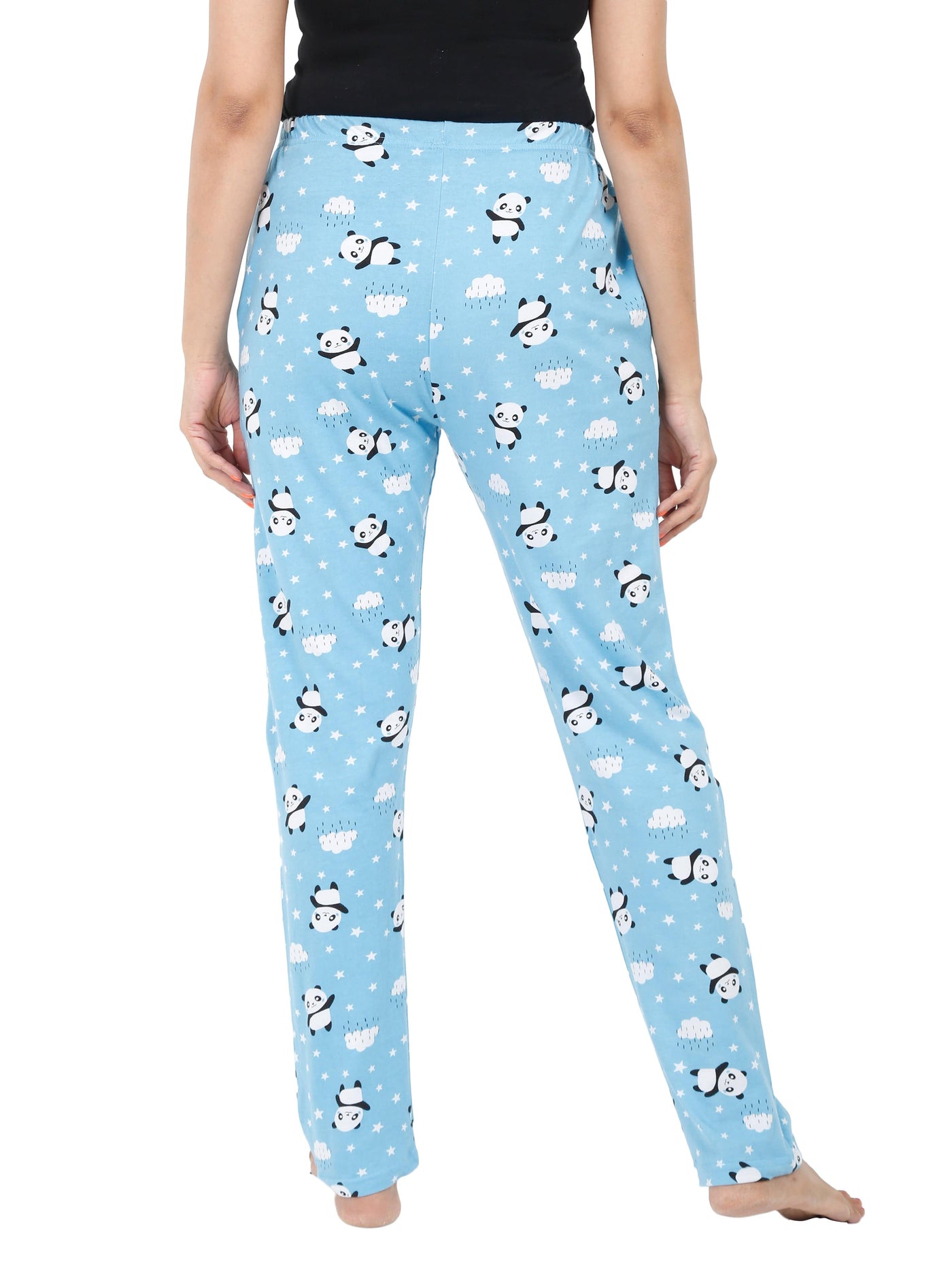 Hosiery Cotton Pyjama Blue Panda