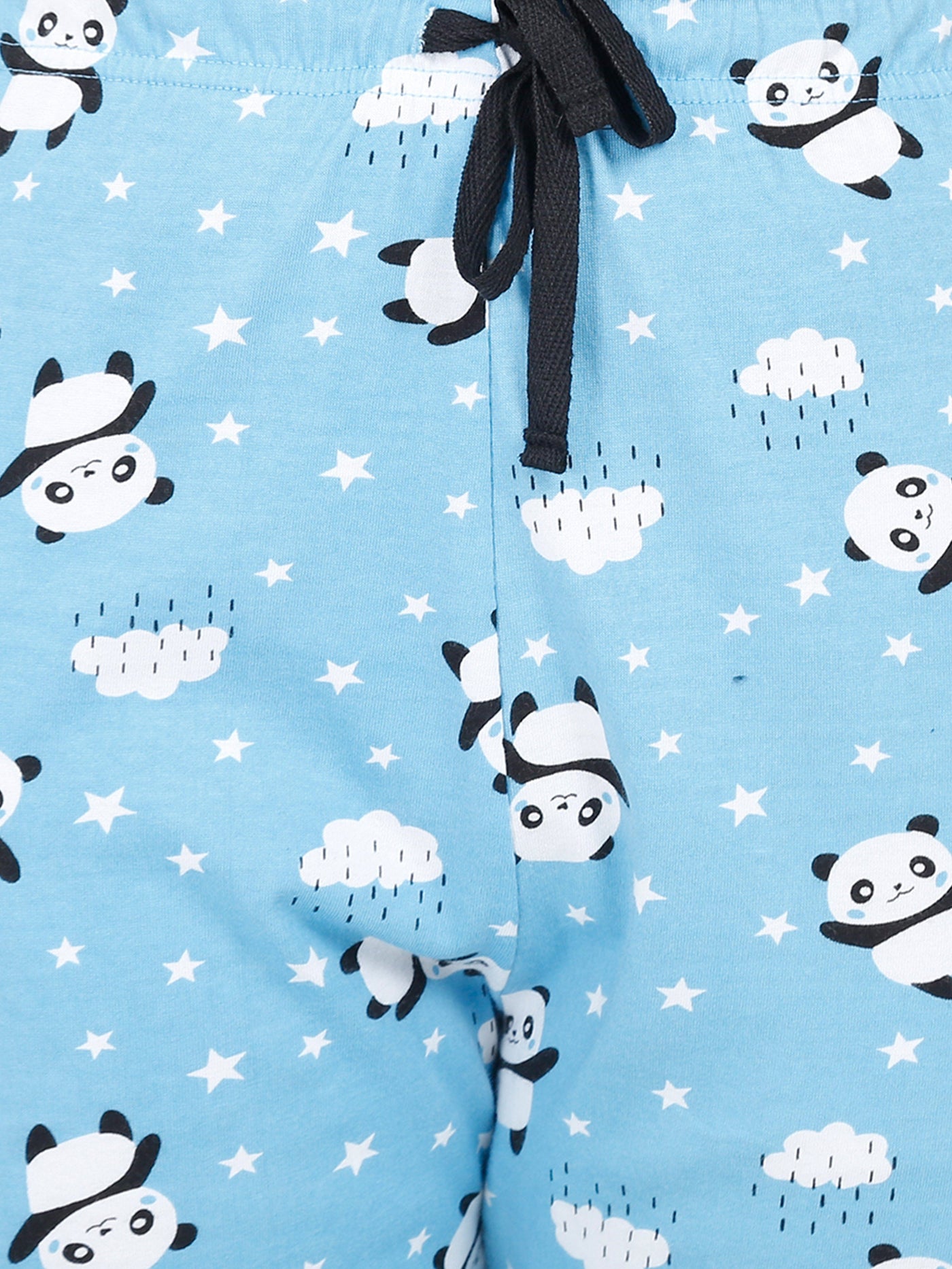 Hosiery Cotton Pyjama Blue Panda