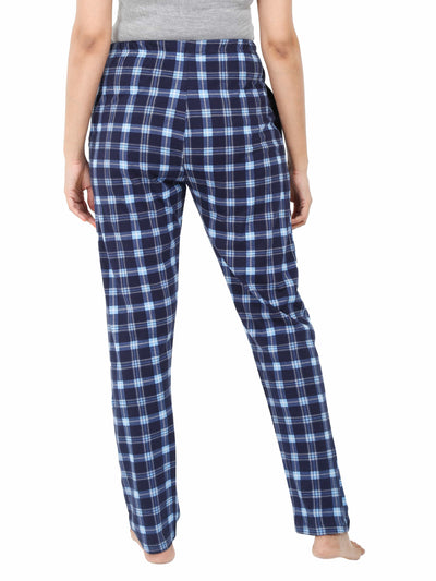 Hosiery Cotton Pyjama Blue Checks