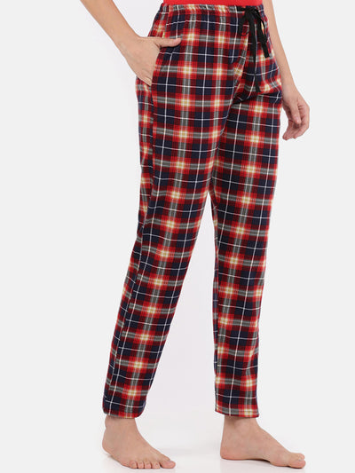 Hosiery Cotton Pyjama Red Yellow