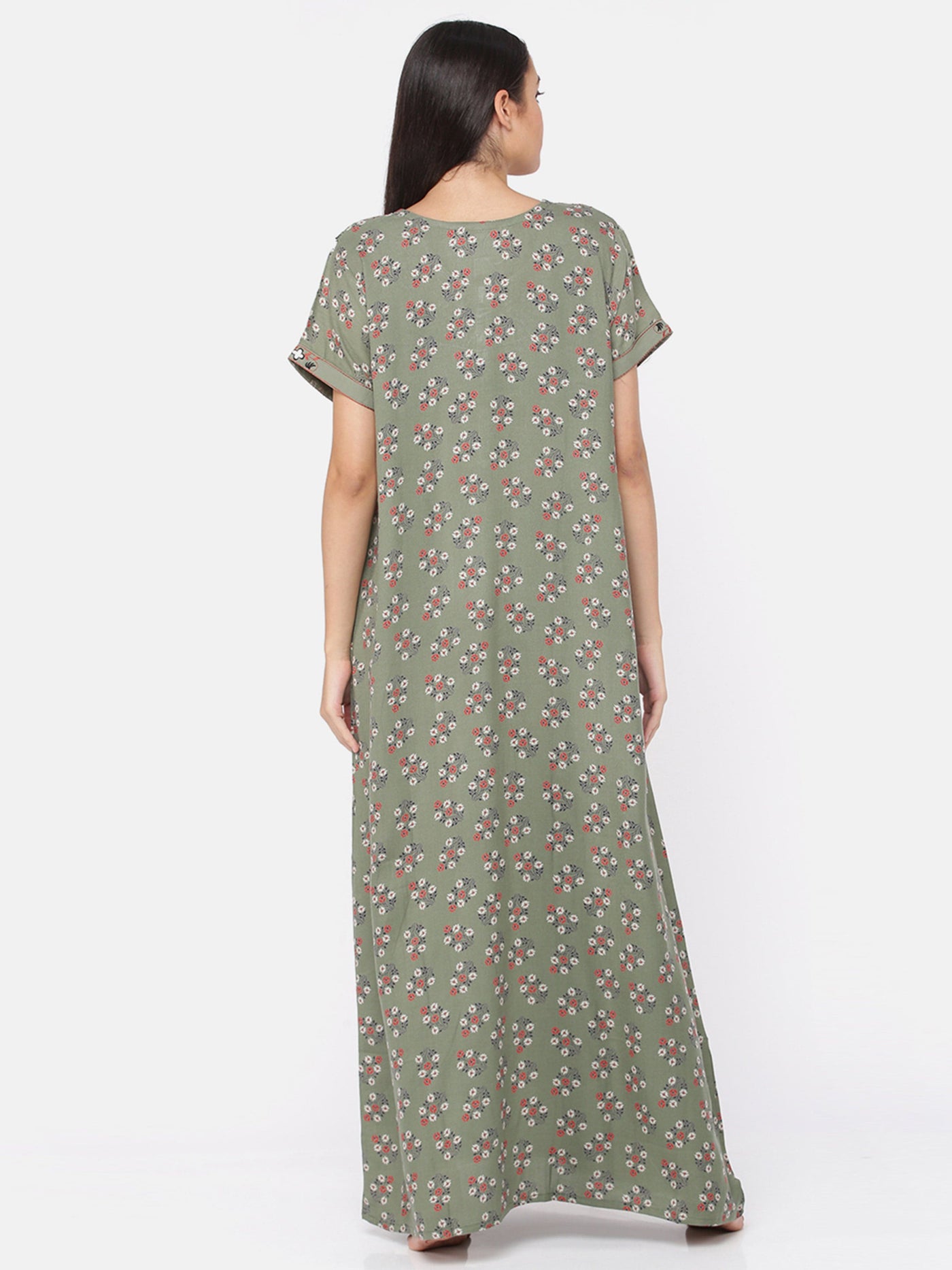 Pastel Green Alpine Maternity Nighty